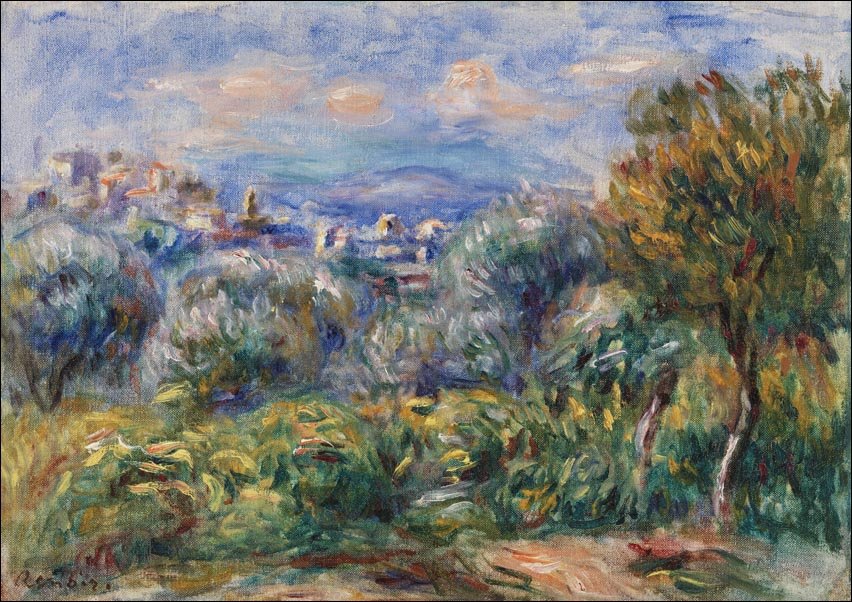 Galeria Plakatu, Plakat, Landscape, Pierre-Auguste Renoir, 70x50 cm
