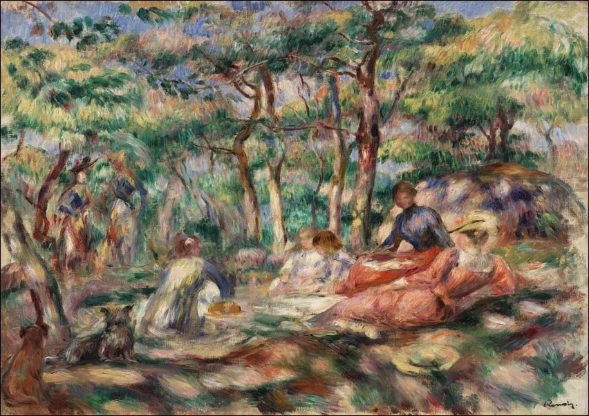 Galeria Plakatu, Plakat, Picnic, Pierre-Auguste Renoir, 70x50 cm