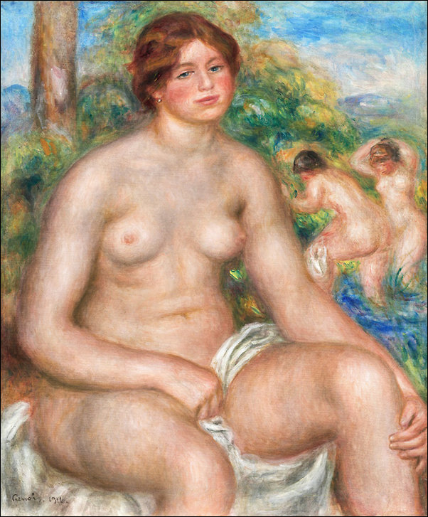 Galeria Plakatu, Plakat, Seated Bather, Pierre-Auguste Renoir, 30x40 cm