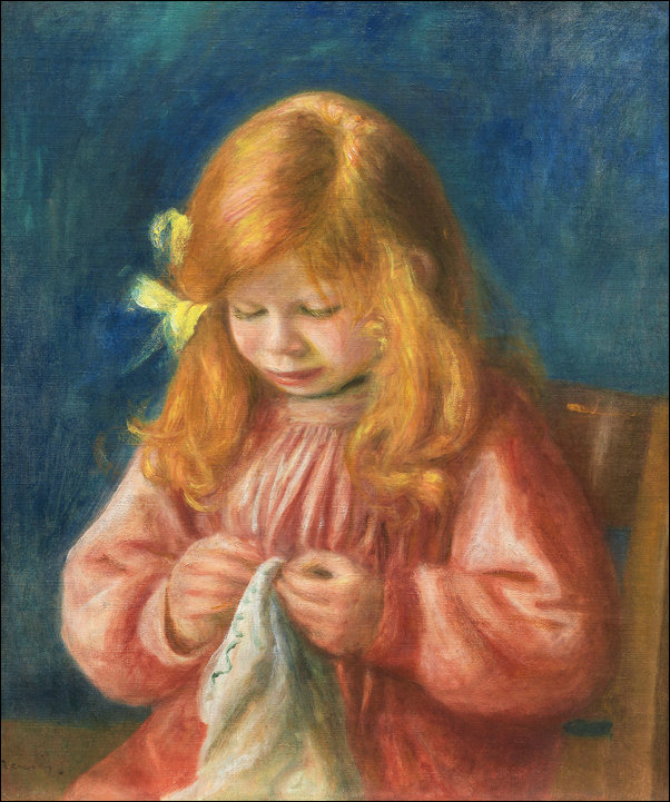 Galeria Plakatu, Plakat, Jean Renoir Sewing, Pierre-Auguste Renoir, 42x59,4 cm