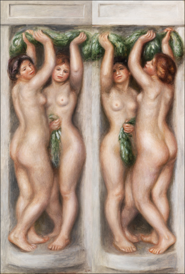 Galeria Plakatu, Plakat, Caryatids (Cariatides), Pierre-Auguste Renoir, 61x91,5 cm