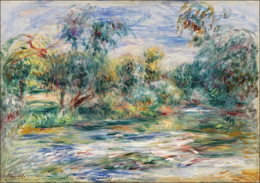 Galeria Plakatu, Plakat, Landscape, Pierre-Auguste Renoir, 40x30 cm