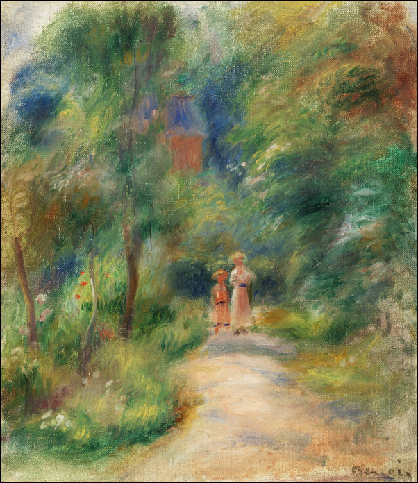 Galeria Plakatu, Plakat, Two Figures on a Path, Pierre-Auguste Renoir, 100x70 cm
