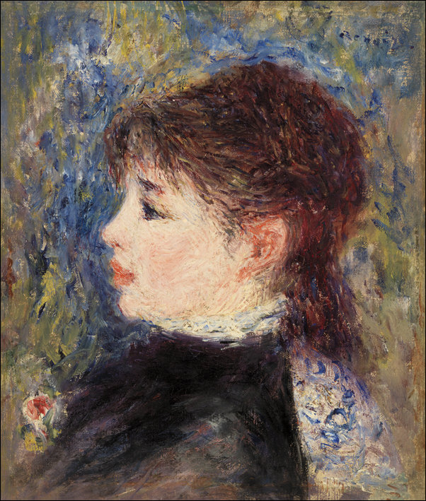 Galeria Plakatu, Plakat, Young Woman with Rose, Pierre-Auguste Renoir, 50x40 cm