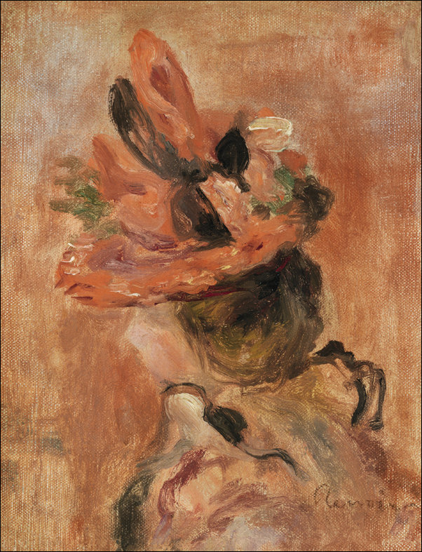 Galeria Plakatu, Plakat, Woman’s Head with Red Hat, Pierre-Auguste Renoir, 30x40 cm