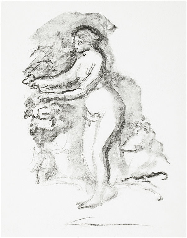 Galeria Plakatu, Plakat, Femme au cep de vigne, Pierre-Auguste Renoir, 30x40 cm