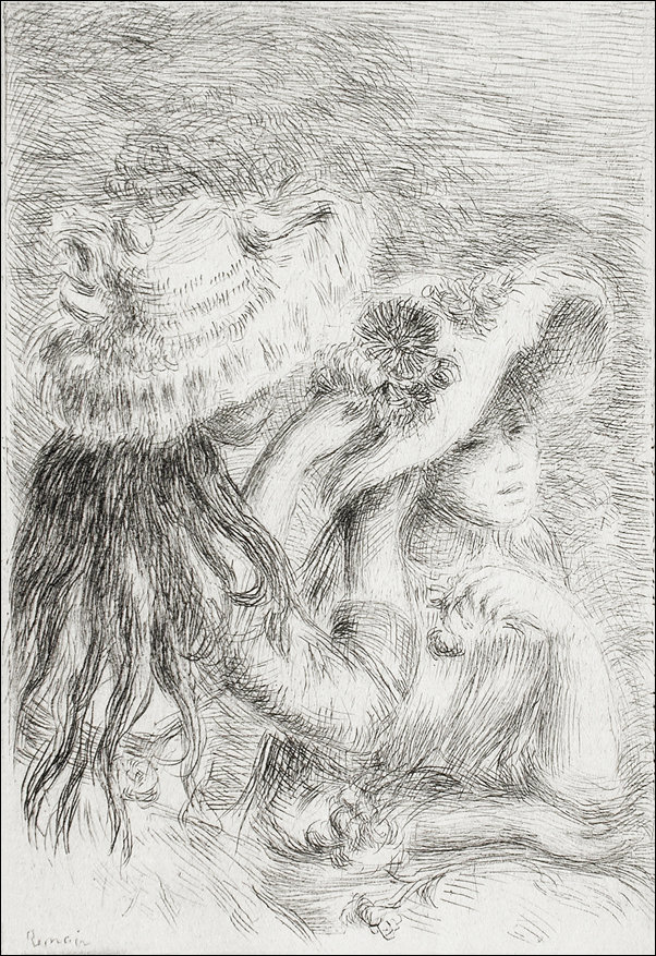 Galeria Plakatu, Plakat, Le Chapeau épinglé, Pierre-Auguste Renoir, 59,4x84,1 cm
