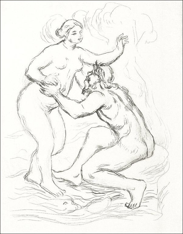 Galeria Plakatu, Plakat, Le Fleuve Scamandre, Pierre-Auguste Renoir, 50x70 cm
