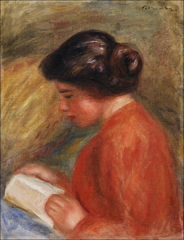 Galeria Plakatu, Plakat, Young Woman Reading, Pierre-Auguste Renoir, 59,4x84,1 cm