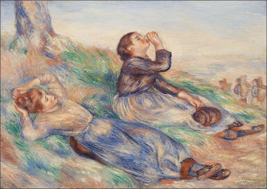 Galeria Plakatu, Plakat, Grape Gatherers, Pierre-Auguste Renoir, 59,4x42 cm