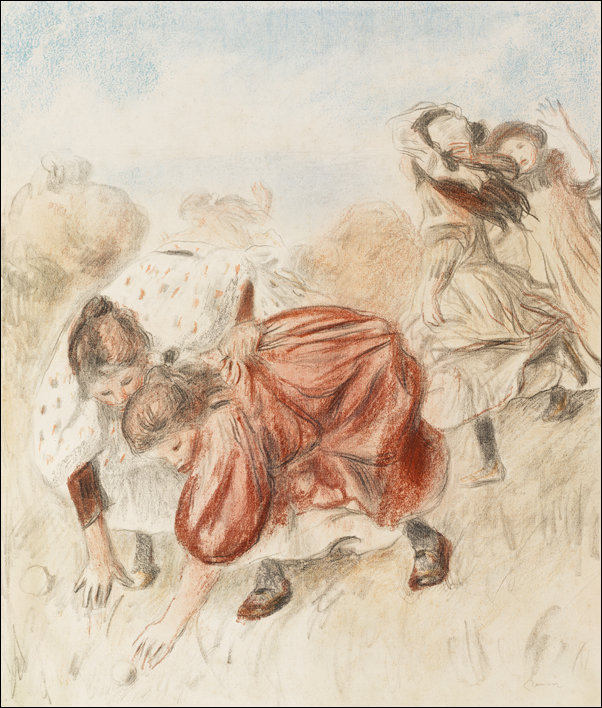 Galeria Plakatu, Plakat, Children Playing Ball, Pierre-Auguste Renoir, 70x100 cm