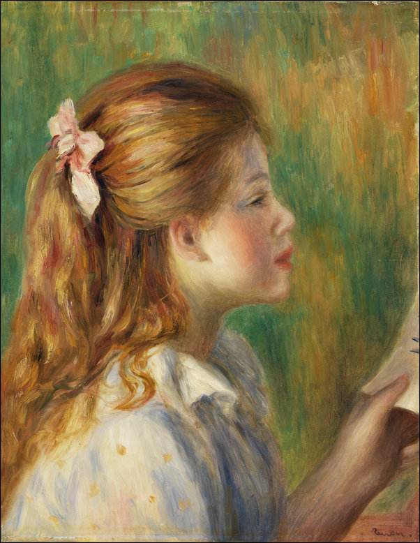 Galeria Plakatu, Plakat, Reading, Pierre-Auguste Renoir, 30x40 cm