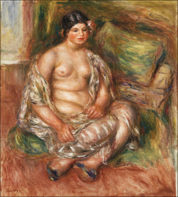 Galeria Plakatu, Plakat, Seated Odalisque, Pierre-Auguste Renoir, 70x100 cm