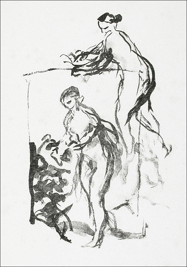 Galeria Plakatu, Plakat, Femme au cep de vigne, troisiéme variante, Pierre-Auguste Renoir, 40x50 cm