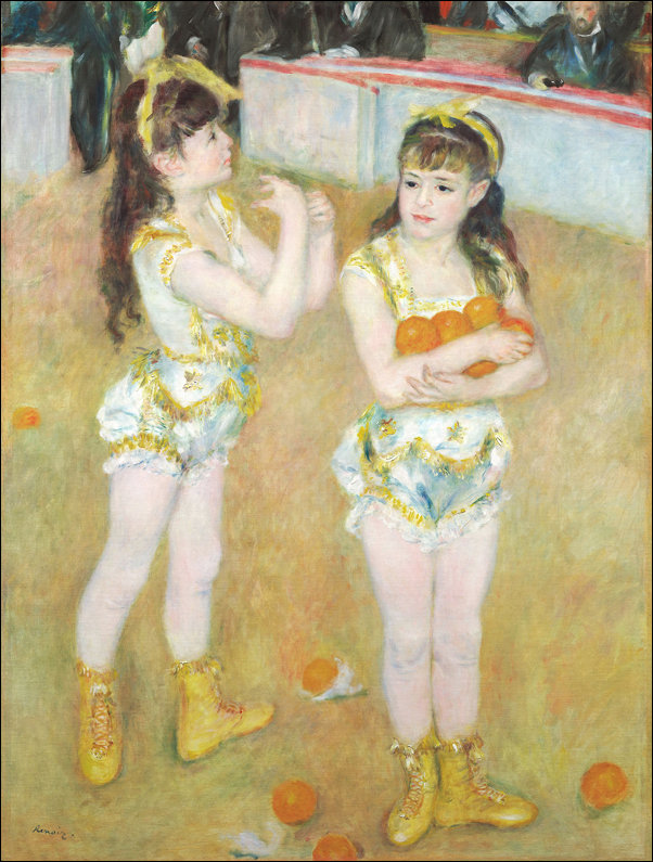 Galeria Plakatu, Plakat, Acrobats at the Cirque Fernando, Pierre-Auguste Renoir, 40x50 cm