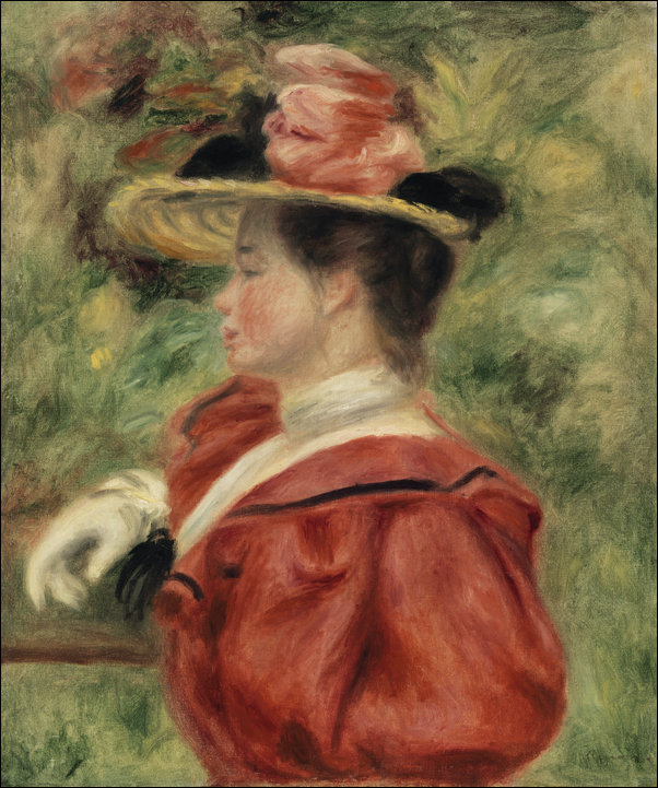 Galeria Plakatu, Plakat, Woman with Glove, Pierre-Auguste Renoir, 70x100 cm