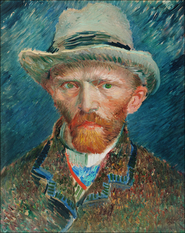 Galeria Plakatu, Plakat, Self-portrait, Vincent Van Gogh, 70x100 cm