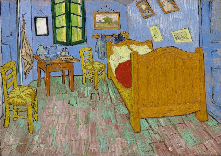 Galeria Plakatu, Plakat, The Bedroom, Vincent Van Gogh, 84,1x59,4 cm