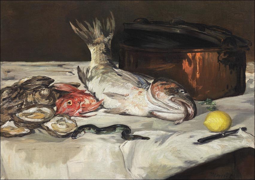 Galeria Plakatu, Plakat, Fish, Edouard Manet, 50x40 cm