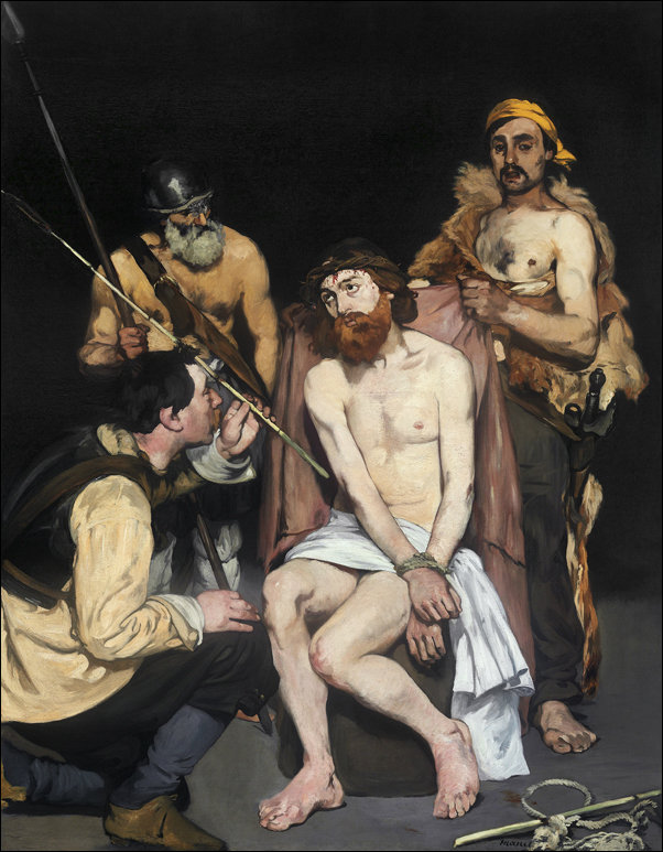Galeria Plakatu, Plakat, Jesus Mocked by the Soldiers, Edouard Manet, 30x40 cm