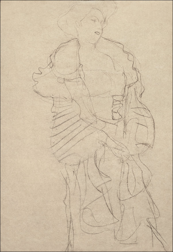 Galeria Plakatu, Plakat, Hermine Gallia, Gustav Klimt, 61x91,5 cm