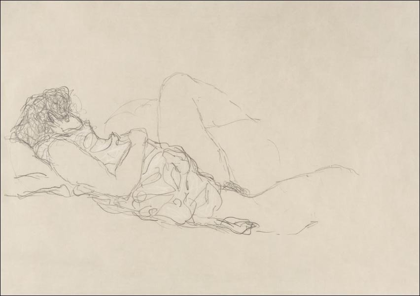 Galeria Plakatu, Plakat, Sleeping Woman, Gustav Klimt, 80x60 cm