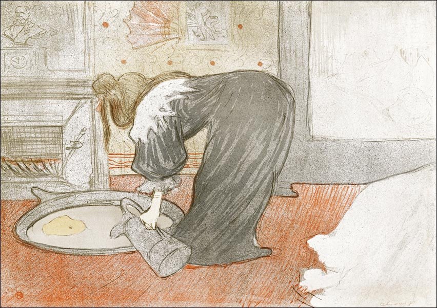 Galeria Plakatu, Plakat, Femme au tub, Henri De Toulouse-Lautrec, 50x40 cm