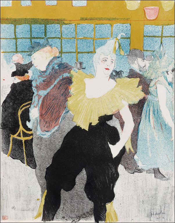 Galeria Plakatu, Plakat, Elles: The Clownesse, Henri De Toulouse-Lautrec, 61x91,5 cm