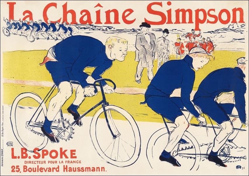 Galeria Plakatu, Plakat, The Simpson Chain, Henri De Toulouse-Lautrec, 29,7x42 cm
