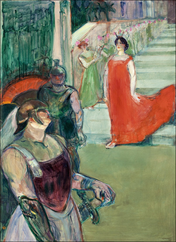 Galeria Plakatu, Plakat, The Opera Messalina at Bordeaux, Henri De Toulouse-Lautrec, 61x91,5 cm