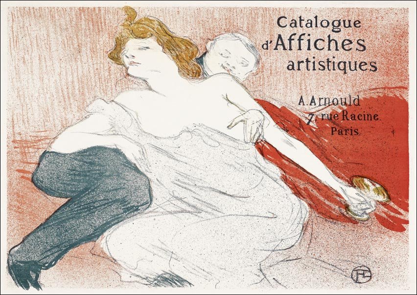 Galeria Plakatu, Plakat, The Debaucher, Henri De Toulouse-Lautrec, 70x50 cm