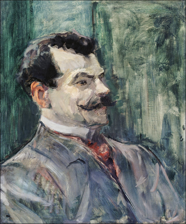Galeria Plakatu, Plakat, Portrait of André Rivoire, Henri De Toulouse-Lautrec, 61x91,5 cm