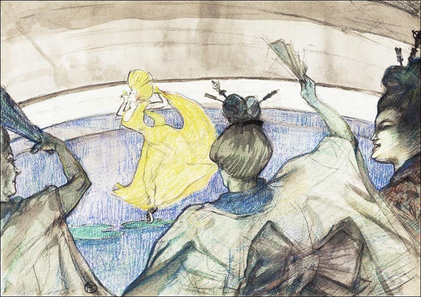 Galeria Plakatu, Plakat, At the Circus, Henri De Toulouse-Lautrec, 70x50 cm