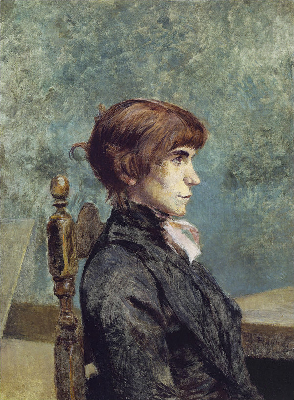 Galeria Plakatu, Plakat, Portrait of Jeanne Wenz, Henri De Toulouse-Lautrec, 30x40 cm