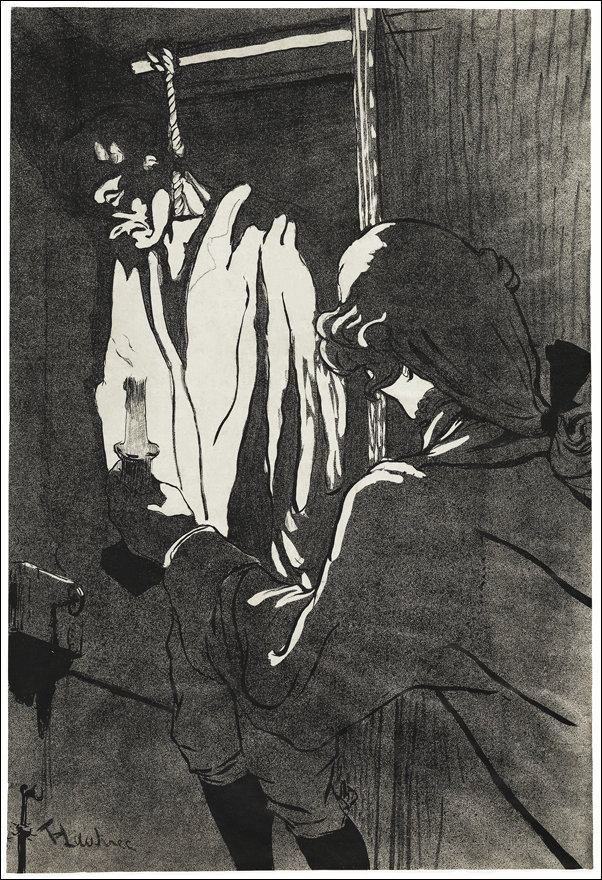 Galeria Plakatu, Plakat, The Hanged Man, Henri De Toulouse-Lautrec, 40x50 cm