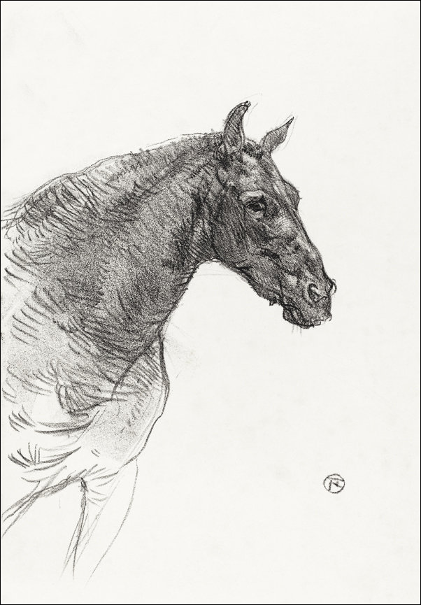 Galeria Plakatu, Plakat, Old Horse, Henri De Toulouse-Lautrec, 59,4x84,1 cm