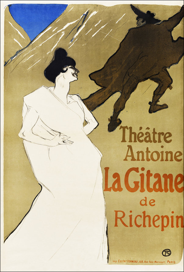 Galeria Plakatu, Plakat, La Gitane, Henri De Toulouse-Lautrec, 61x91,5 cm