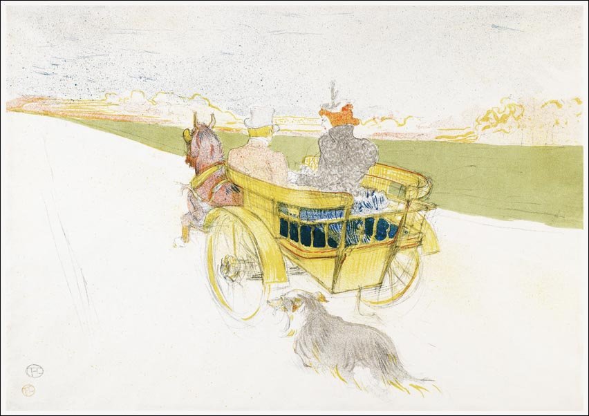 Galeria Plakatu, Plakat, La partie de campagne, Henri De Toulouse-Lautrec, 100x70 cm