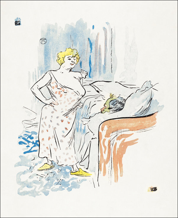 Galeria Plakatu, Plakat, Man and Woman print in high resolution, Henri De Toulouse-Lautrec, 50x70 cm