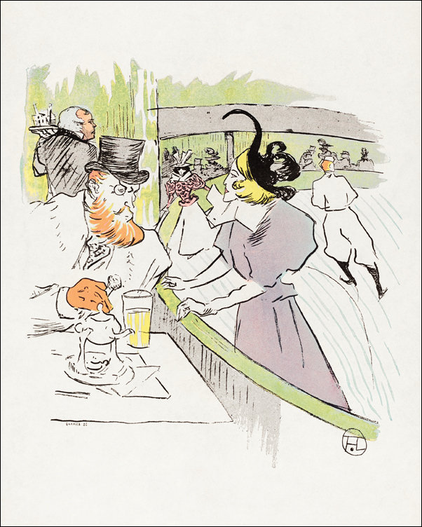 Galeria Plakatu, Plakat, In the Skating Professional Beauty, Henri De Toulouse-Lautrec, 40x50 cm