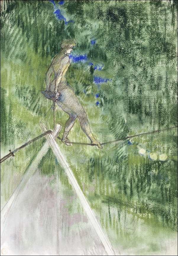 Galeria Plakatu, Plakat, The Rope Dancer painting, Henri De Toulouse-Lautrec, 50x70 cm