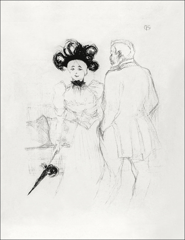 Galeria Plakatu, Plakat, Yahne and Antoine, in L’Age Difficile, Henri De Toulouse-Lautrec, 40x50 cm