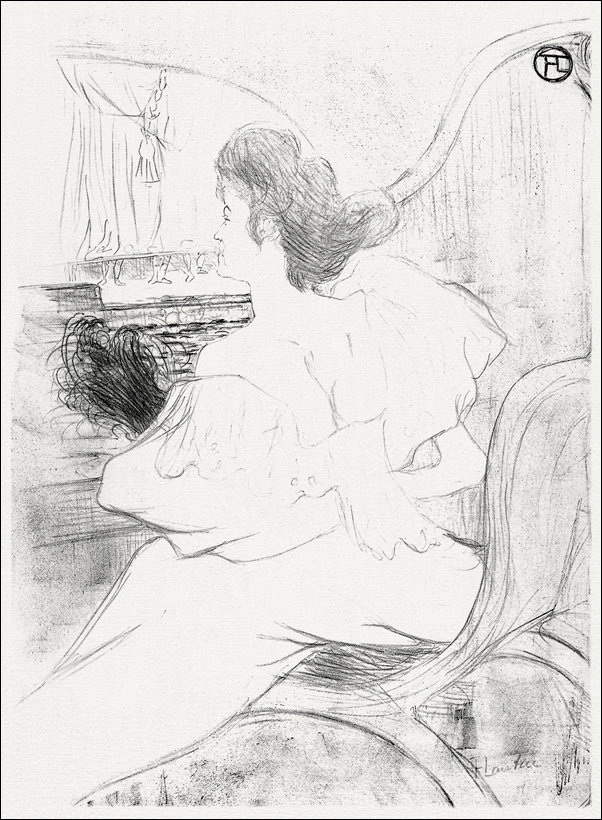 Galeria Plakatu, Plakat, Cover for L’Estampe originale, Henri De Toulouse-Lautrec, 70x100 cm