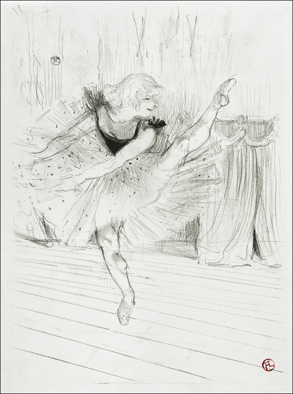 Galeria Plakatu, Plakat, Miss Ida Heath, English Dancer, Henri De Toulouse-Lautrec, 50x70 cm