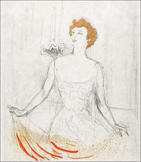 Galeria Plakatu, Plakat, Emma Calvé, Henri De Toulouse-Lautrec, 40x60 cm