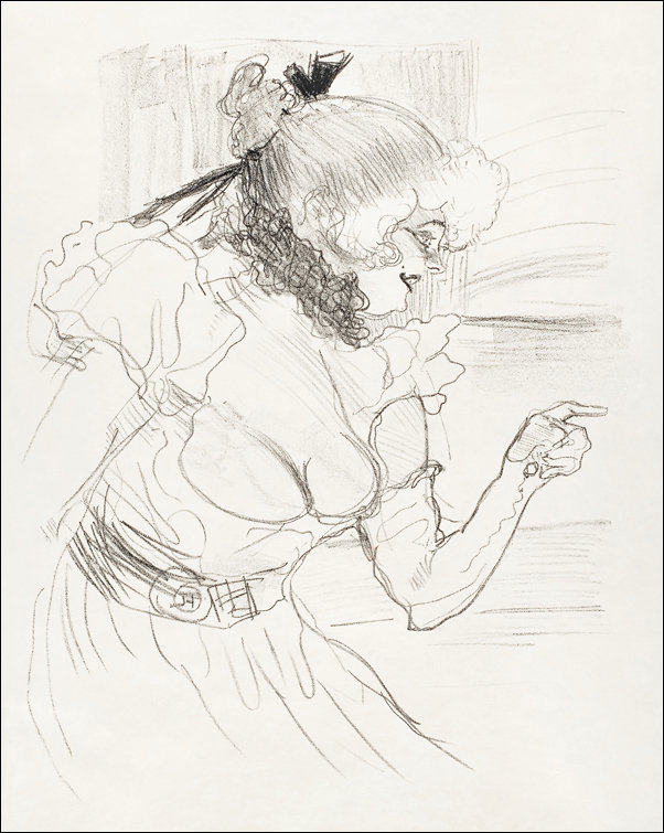 Galeria Plakatu, Plakat, At the Star, Le Havre, Henri De Toulouse-Lautrec, 50x70 cm