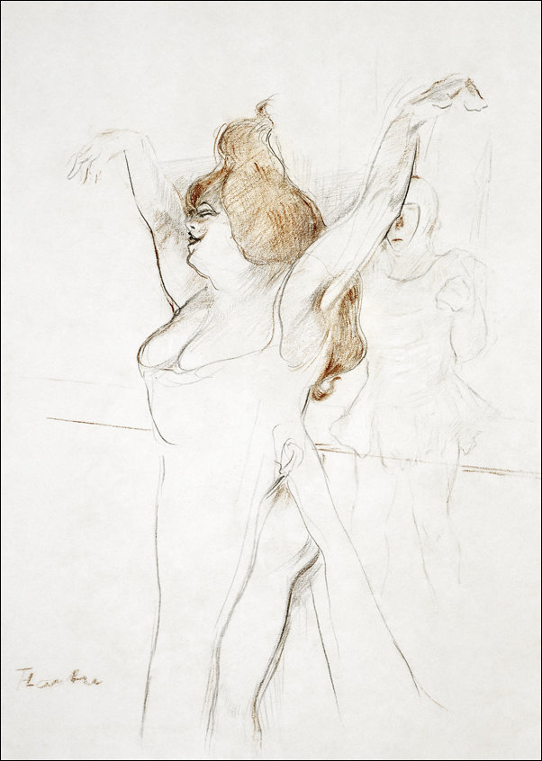 Galeria Plakatu, Plakat, Mademoiselle Cocyle as Helen of Troy in La Belle Helene, Henri De Toulouse-Lautrec, 61x91,5 cm