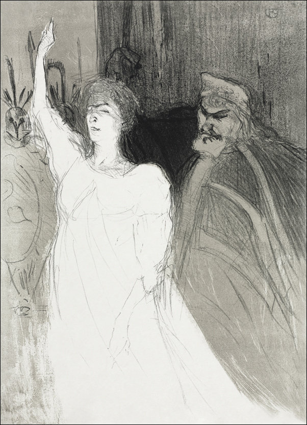Galeria Plakatu, Plakat, A Princely Idyl, Clara Ward, Henri De Toulouse-Lautrec, 50x70 cm