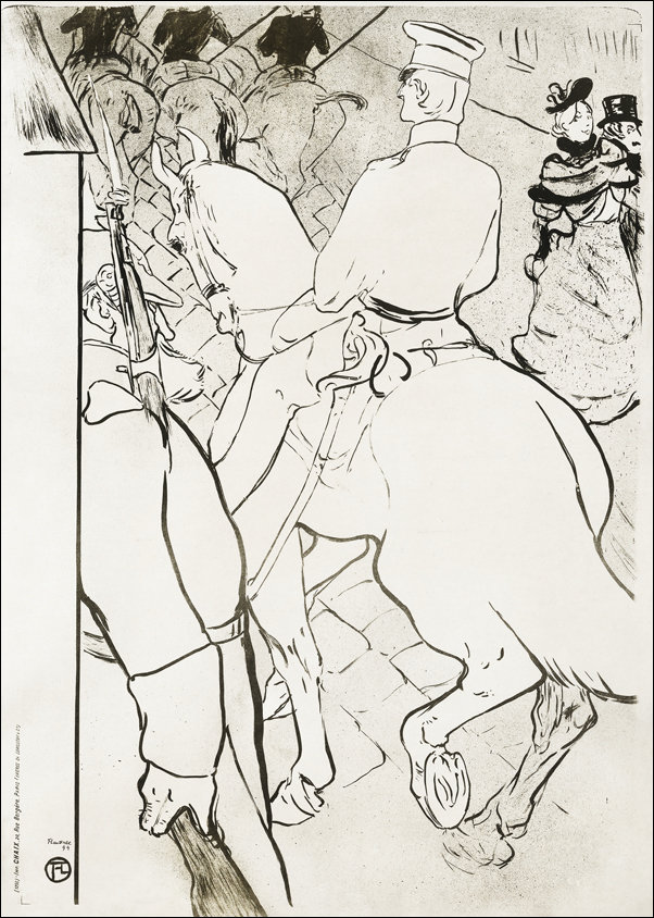 Galeria Plakatu, Plakat, Babylone d’Allemagne, Henri De Toulouse-Lautrec, 50x70 cm