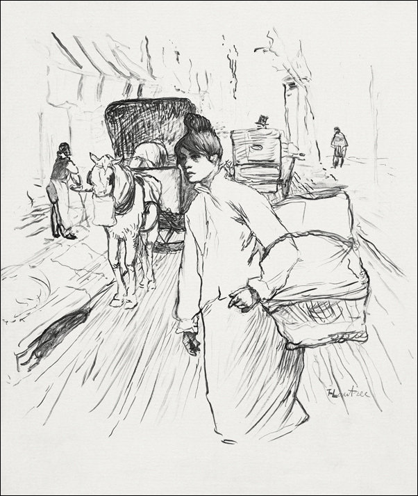 Galeria Plakatu, Plakat, The Laundress, Henri De Toulouse-Lautrec, 50x70 cm